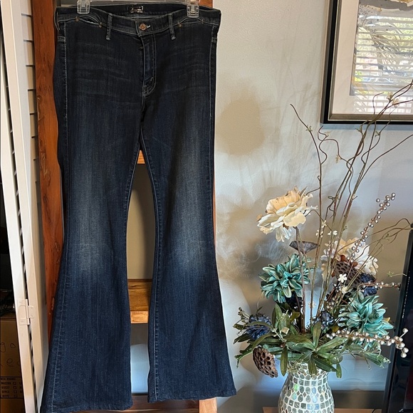 MOTHER The Curfew Bootcut Jeans in Deep Indigo - Picture 2 of 8